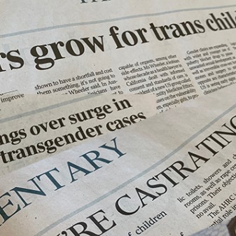 ‘The Australian’ launches new attack on transgender children